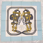 Hermes Scarf Light Blue