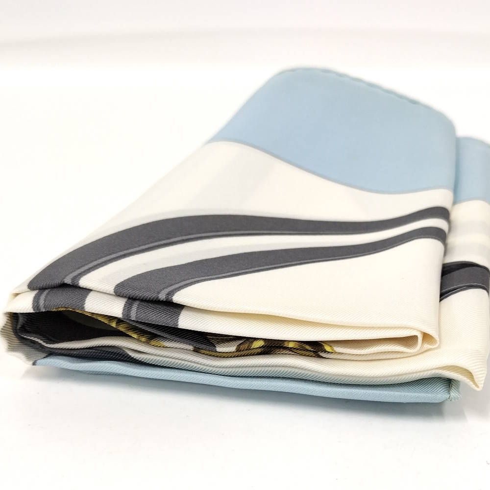 Hermes Scarf Light Blue