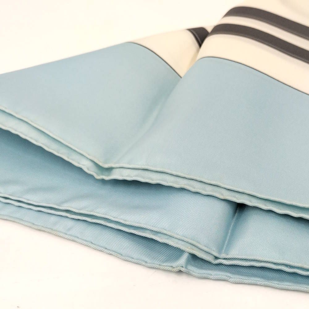 Hermes Scarf Light Blue