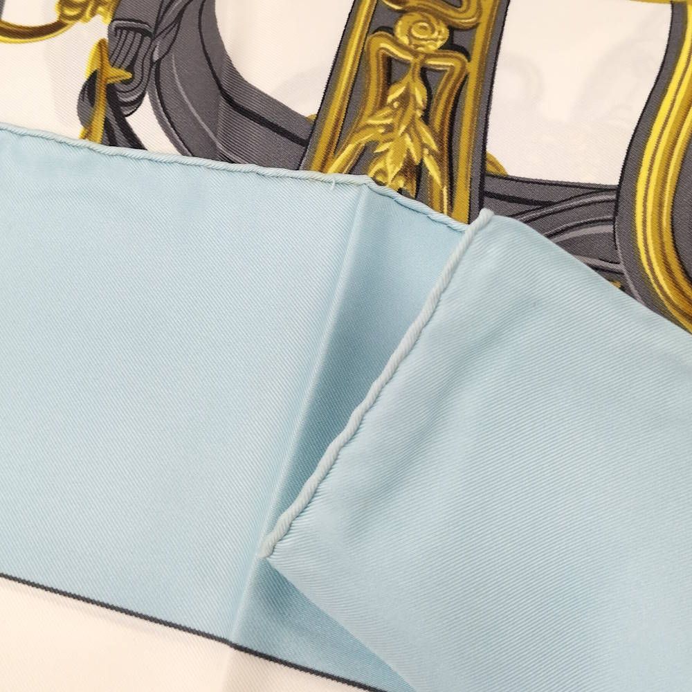 Hermes Scarf Light Blue