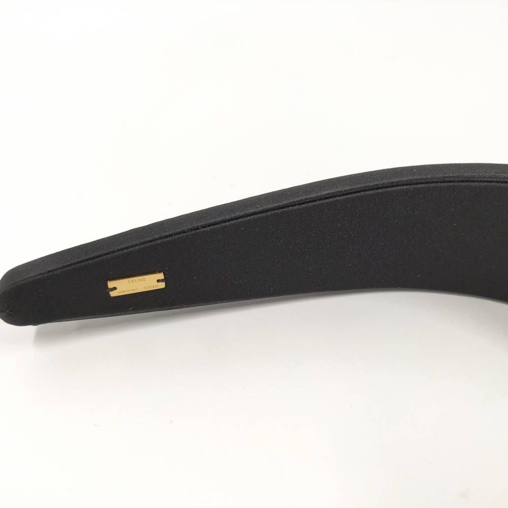Celine Headband Triomphe Black Gold