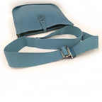 Hermes Evelyne 3 29 Taurillon Clemence Blue Jean Handbag