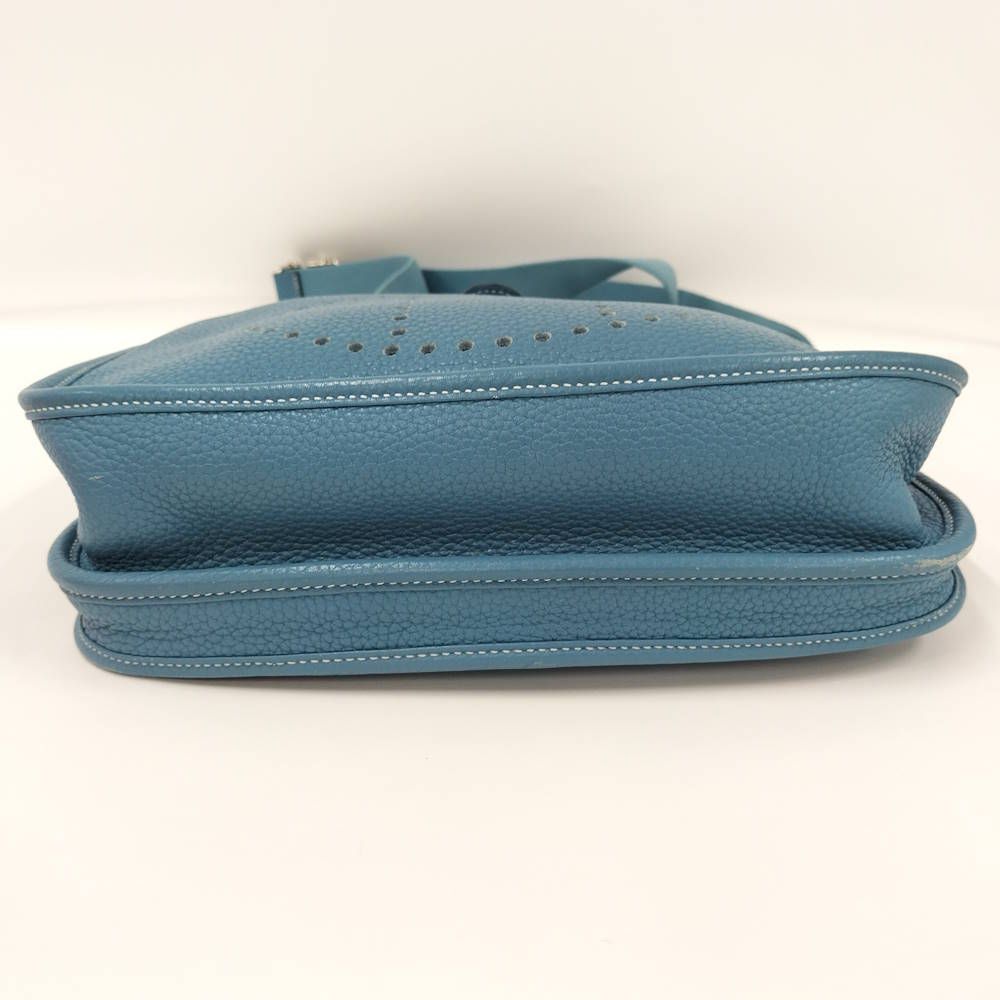 Hermes Evelyne 3 29 Taurillon Clemence Blue Jean Handbag