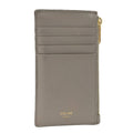 Celine Coin Case Fragment Leather Gray