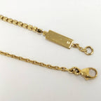 Saint Laurent Bracelet Cassandra Rhinestone Plated Gold