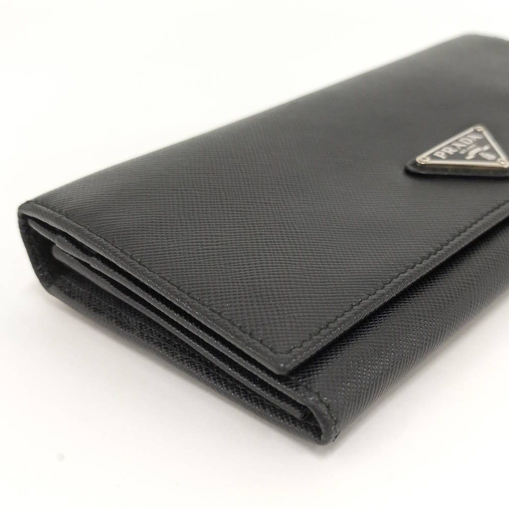 Prada Bifold Wallet Leather Black — view 5