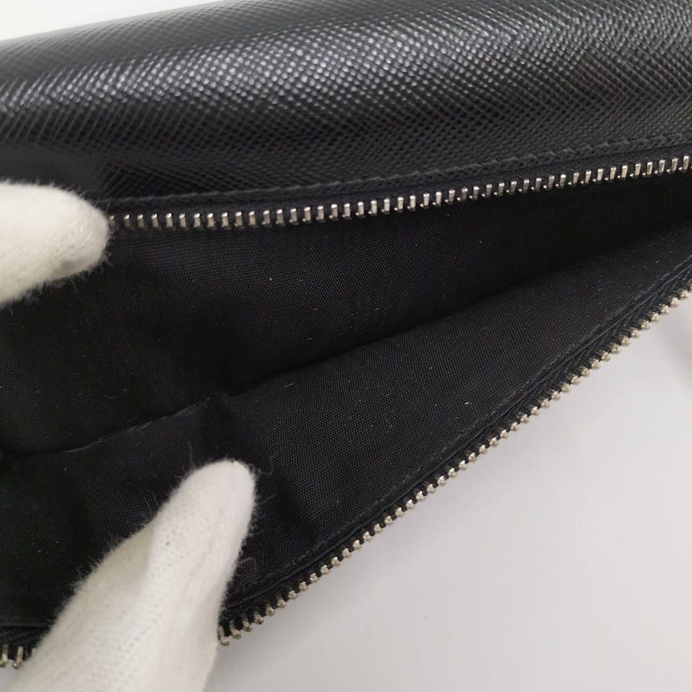 Prada Bifold Wallet Leather Black — view 8