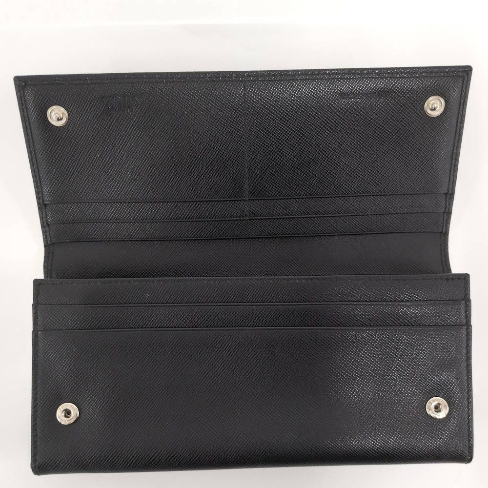 Prada Bifold Wallet Leather Black — view 2