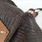 Loewe Hammock 2-Way Handbag Buffalo Leather Brown — view 3