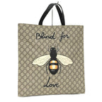 Gucci GG Supreme Beam Handbag Brown