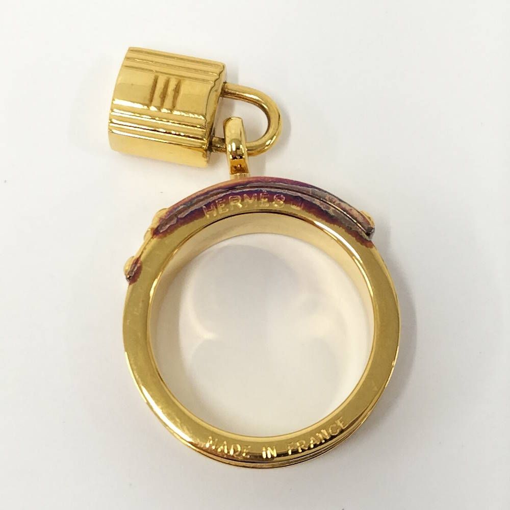 Hermes Kelly Scarf Ring Gold Plated — view 5