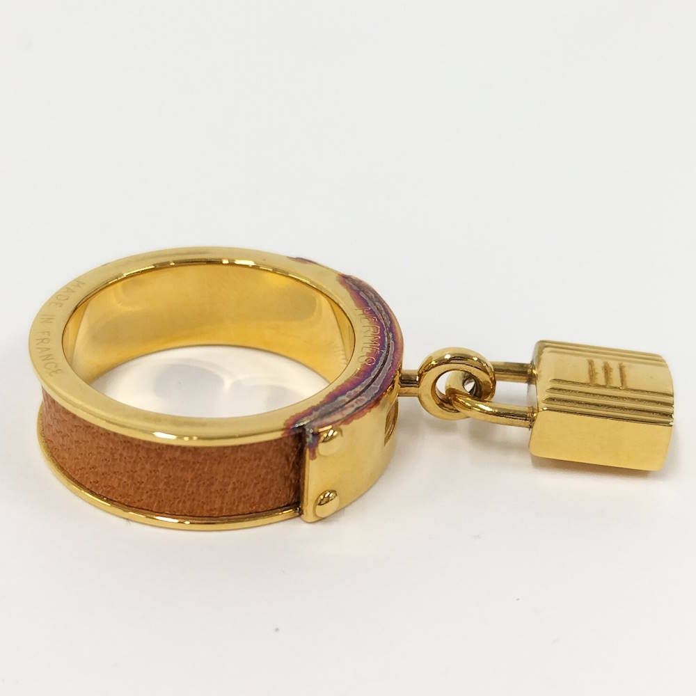 Hermes Kelly Scarf Ring Gold Plated — view 4