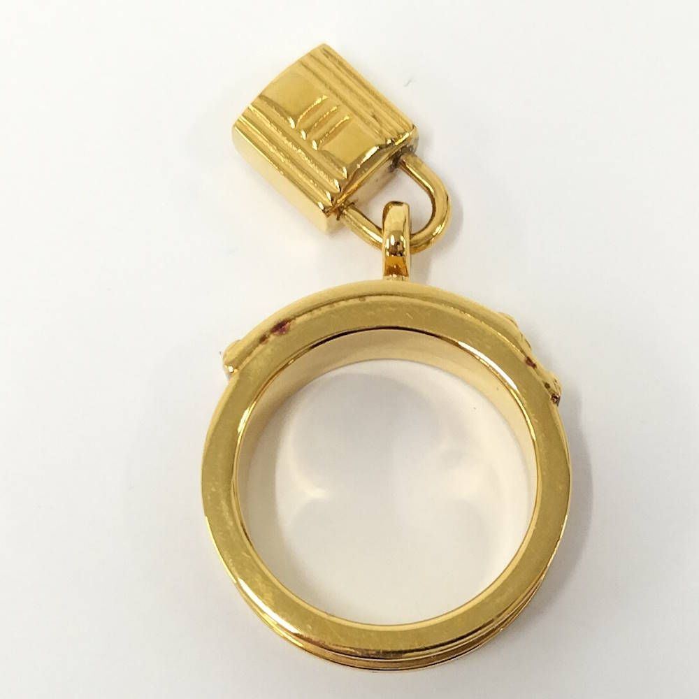 Hermes Kelly Scarf Ring Gold Plated — view 6