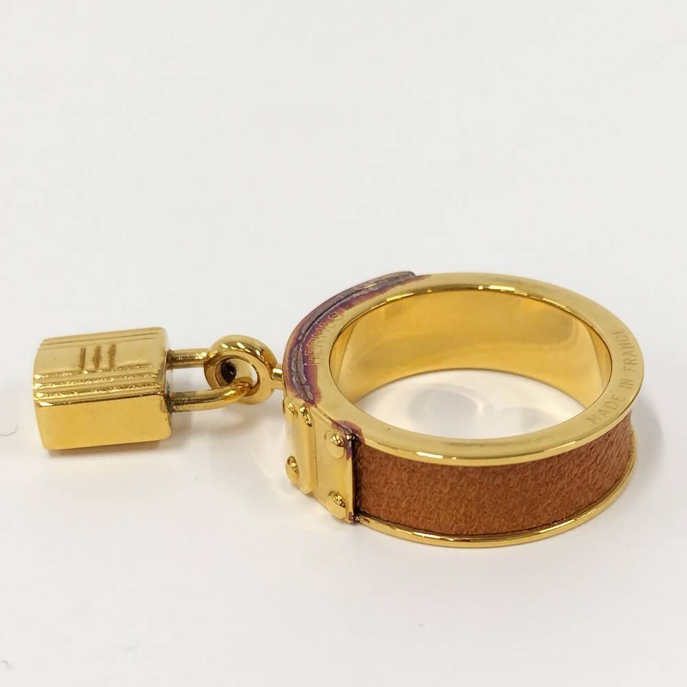 Hermes Kelly Scarf Ring Gold Plated — view 2