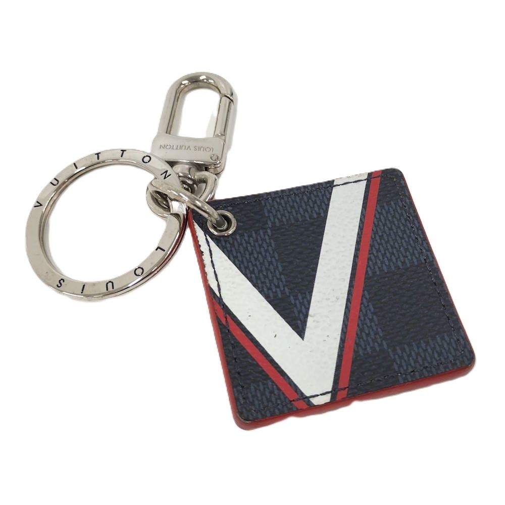 Louis Vuitton Key Ring Porte Cles Illustre Damier Graphite