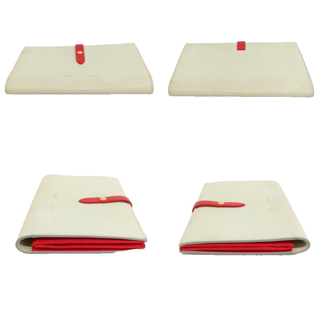 Celine Large Strap Wallet Bifold Ivory — view 3