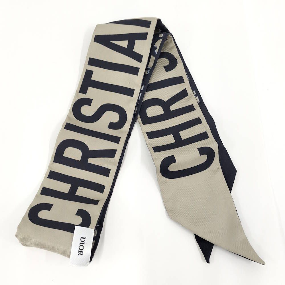 Dior Mitzah Ribbon Scarf Trotter Silk — view 3