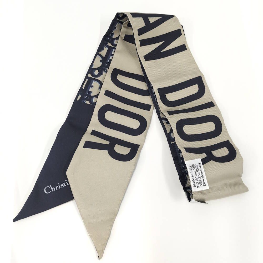Dior Mitzah Ribbon Scarf Trotter Silk — view 4