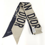 Dior Mitzah Ribbon Scarf Trotter Silk — view 4