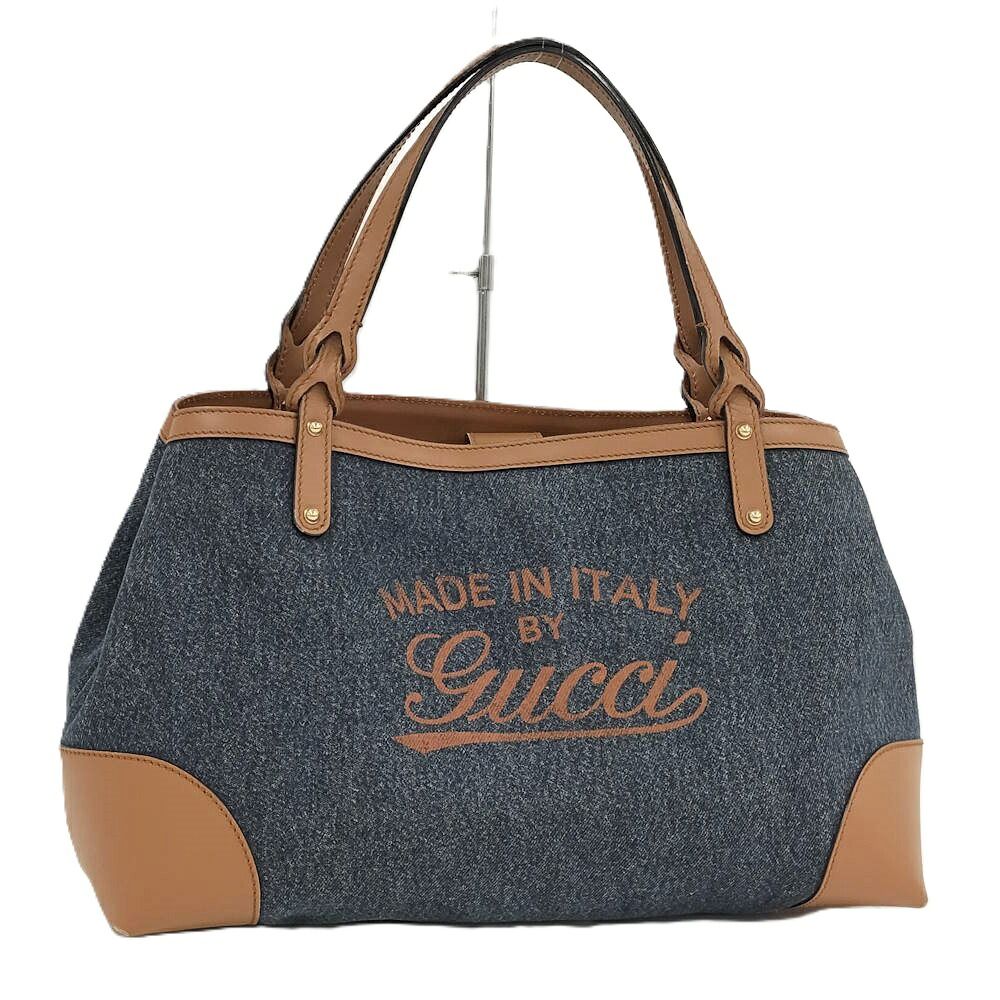 Gucci Handbag Denim Blue