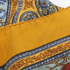 Hermes Carre 90 Scarf Qalamdan Silk Orange — view 8