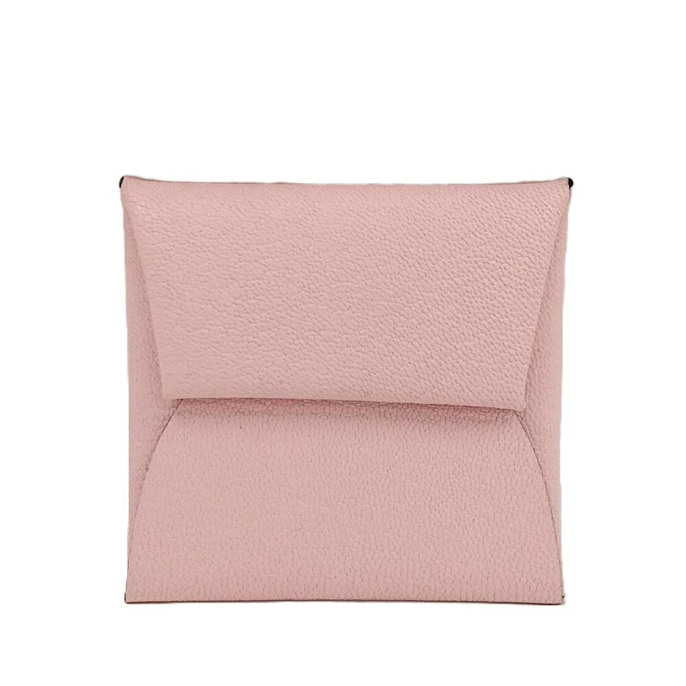 Hermes Bastia Coin Case Leather Pink
