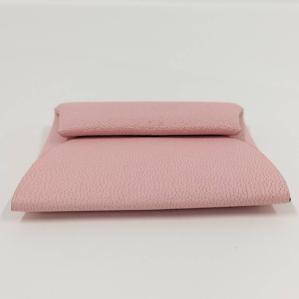 Hermes Bastia Coin Case Leather Pink — view 5