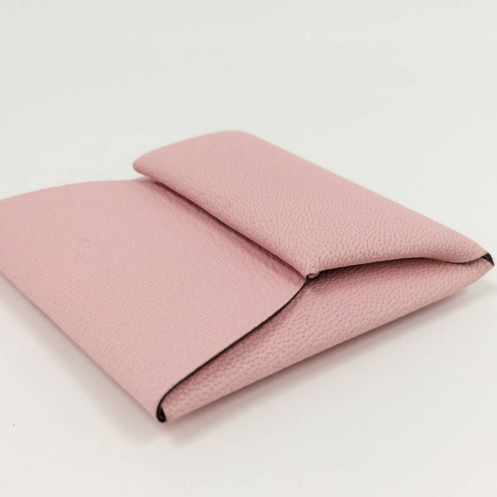 Hermes Bastia Coin Case Leather Pink — view 6