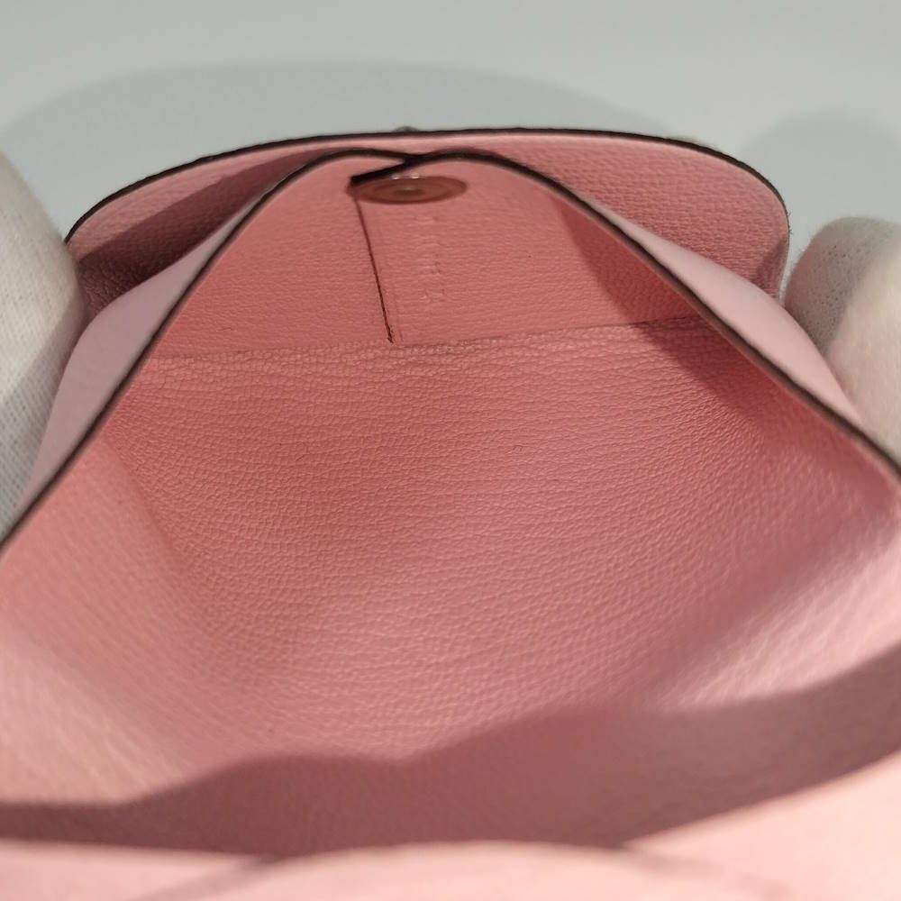 Hermes Bastia Coin Case Leather Pink — view 7