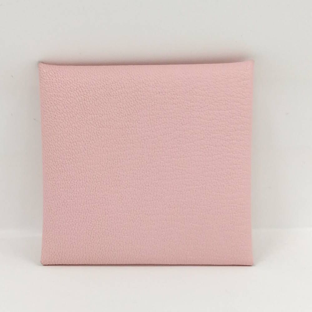 Hermes Bastia Coin Case Leather Pink — view 3