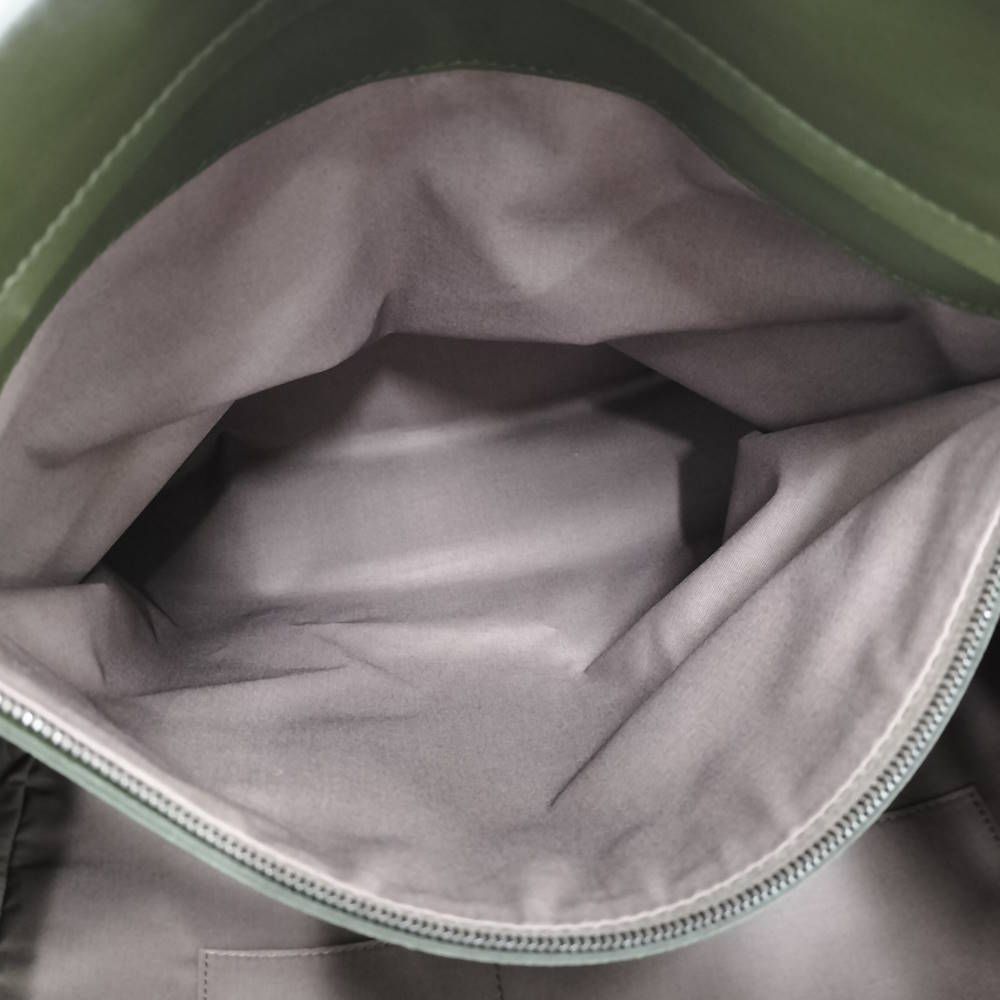 Bottega Veneta Tote Bag Intrecciato Leather Khaki — view 8