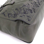 Bottega Veneta Tote Bag Intrecciato Leather Khaki — view 3