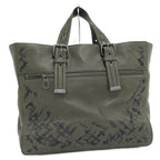 Bottega Veneta Tote Bag Intrecciato Leather Khaki