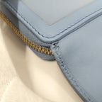 Gucci Wallet Micro Guccissima Flap Leather Light Blue — view 7