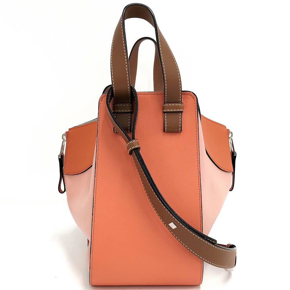 Loewe Shoulder Bag Hammock Small Leather Pink Orange — view 2