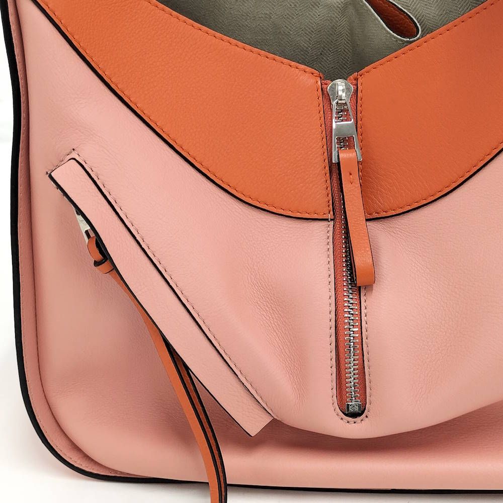 Loewe Shoulder Bag Hammock Small Leather Pink Orange — view 7