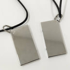 Hermes Symbol Amour Necklace Pair Plated Silver — view 3