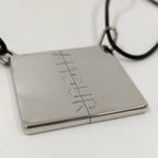 Hermes Symbol Amour Necklace Pair Plated Silver — view 4