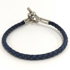 Hermes Glenan Bracelet Cotton Navy Silver — view 2