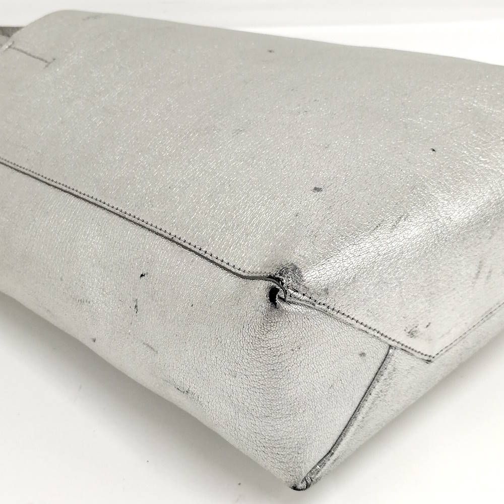 Celine Vertical Cover Small Bag Silver — view 4