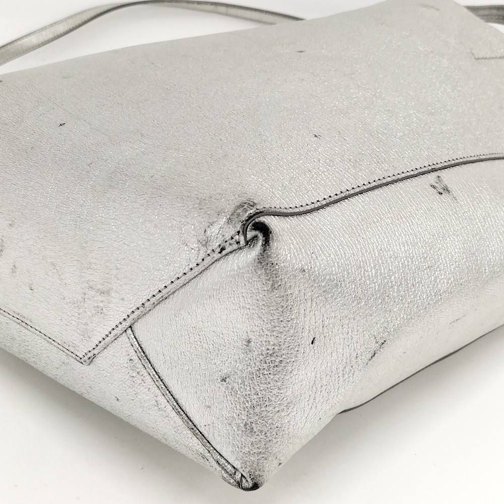 Celine Vertical Cover Small Bag Silver — view 5
