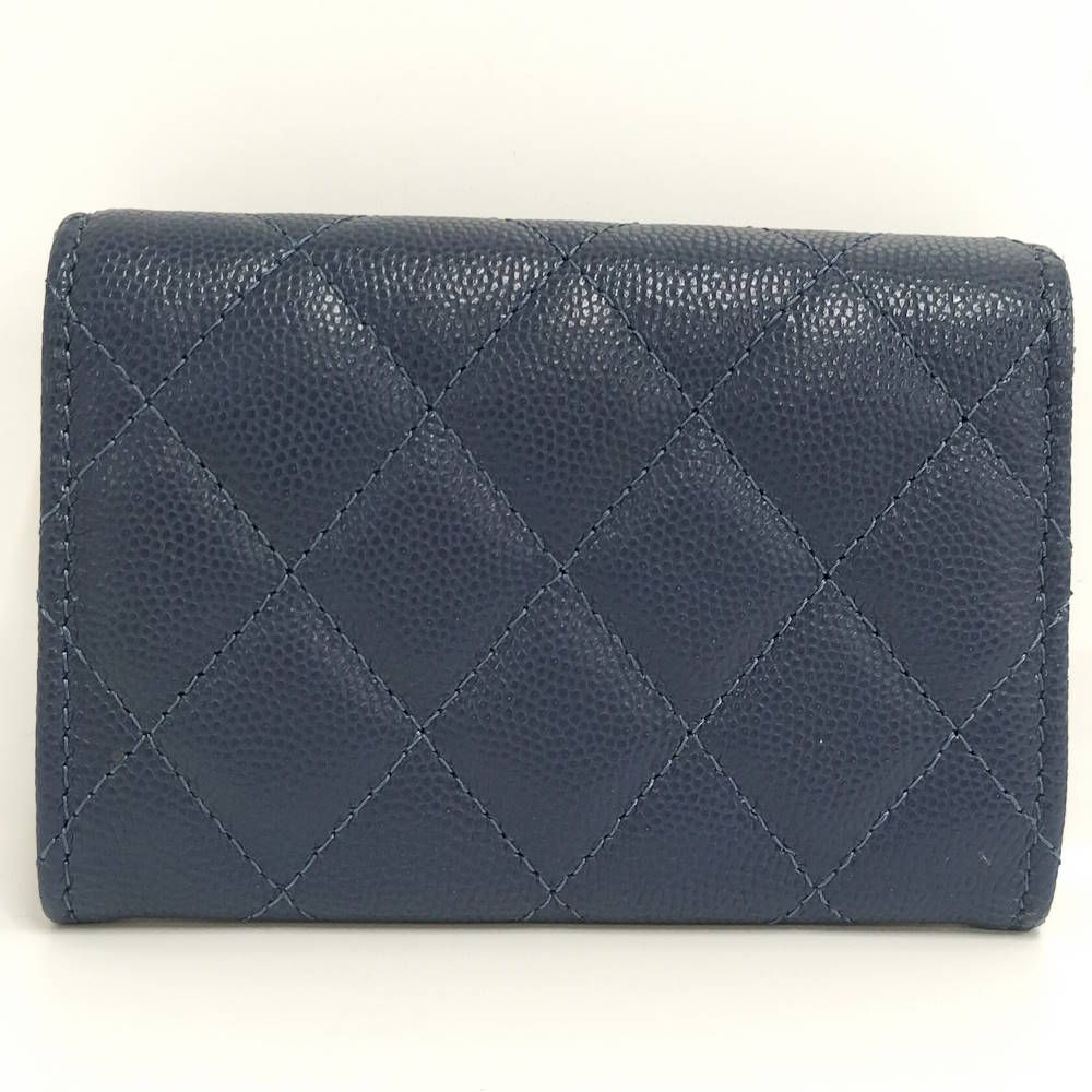 Chanel Coin Case Card Navy — view 3