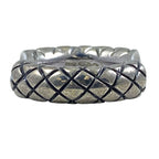 Bottega Veneta Ring Intrecciato Silver Simple — view 2
