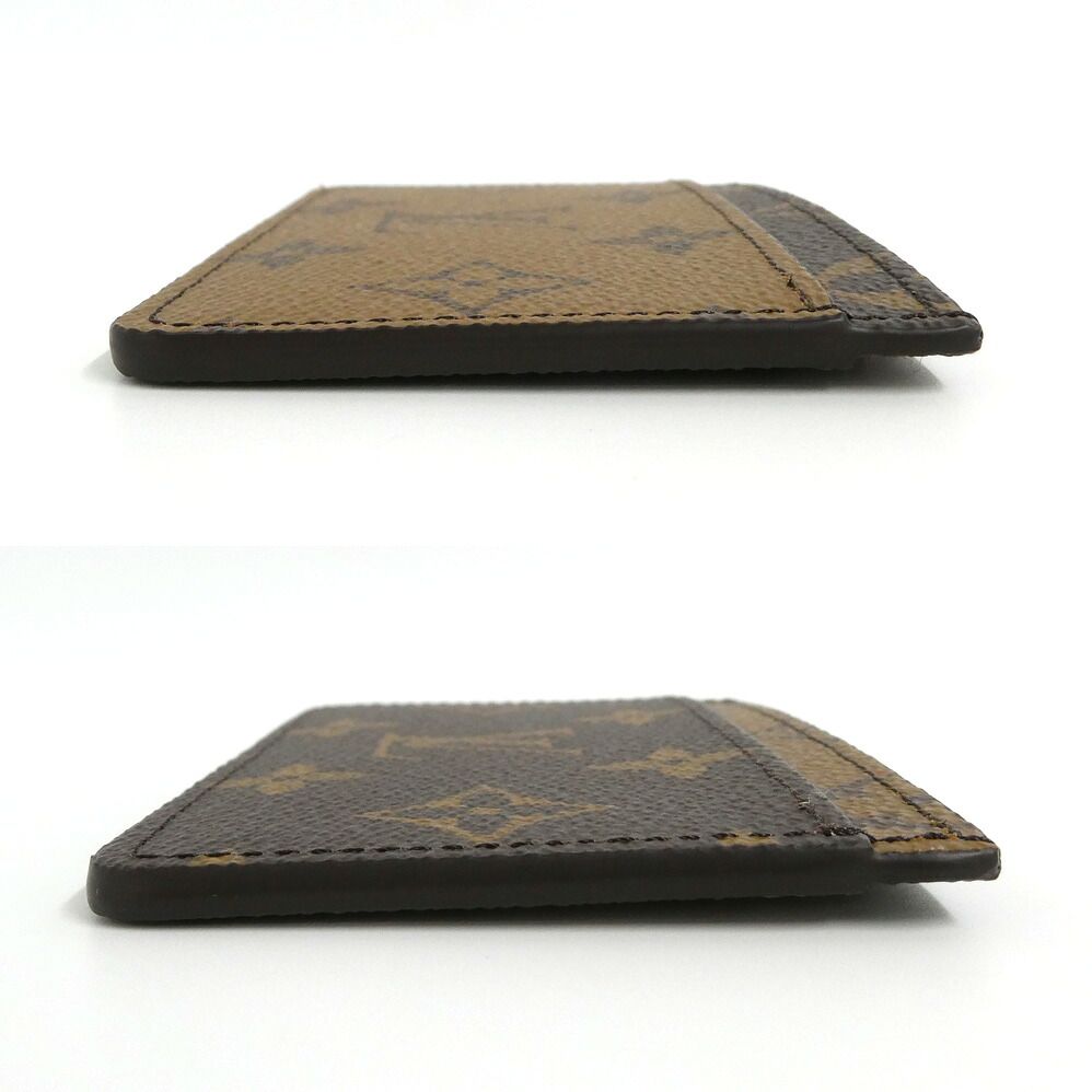 Louis Vuitton Card Case Holder Sample Monogram Reverse Brown