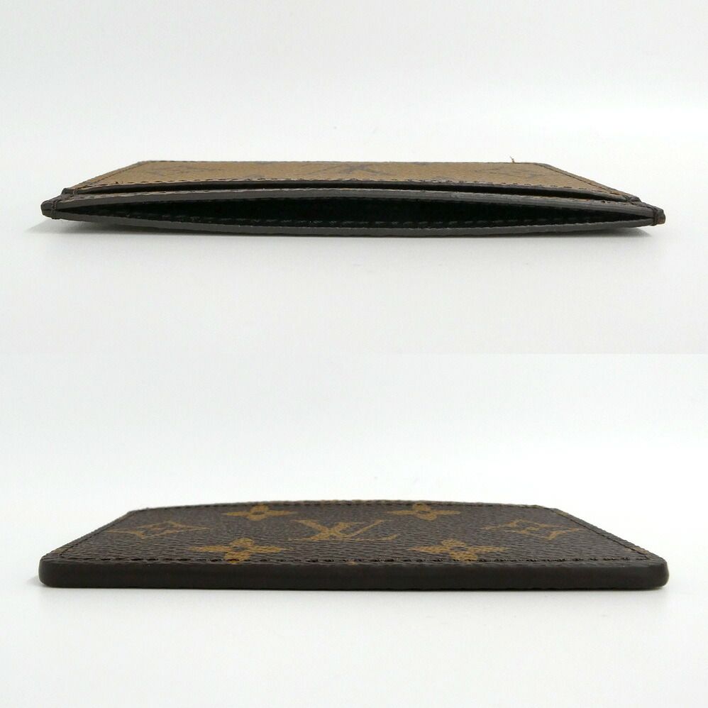 Louis Vuitton Card Case Holder Sample Monogram Reverse Brown