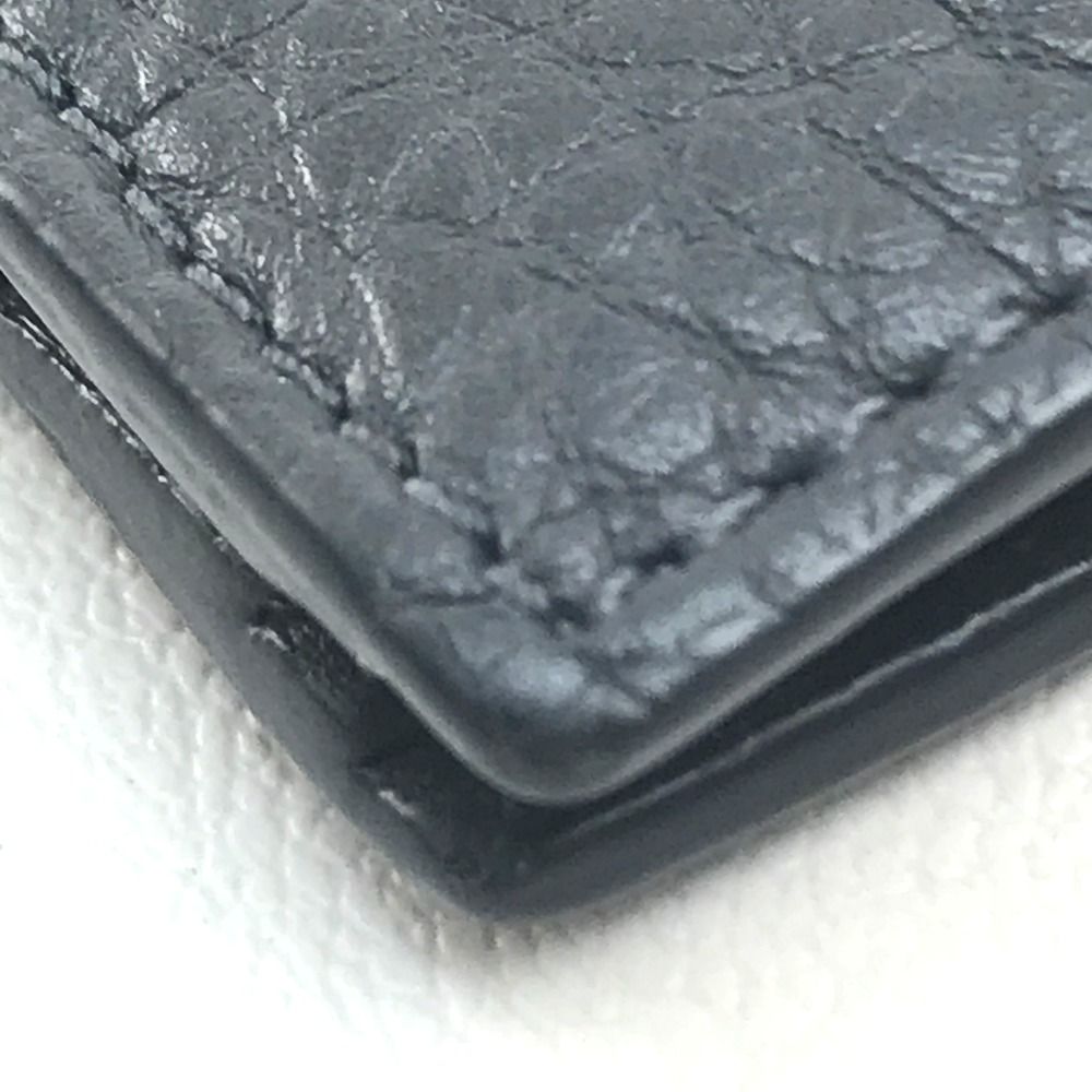 Fendi Bifold Wallet FF Log Calf Leather Gray Dark White — view 6