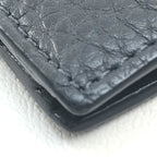 Fendi Bifold Wallet FF Log Calf Leather Gray Dark White — view 6