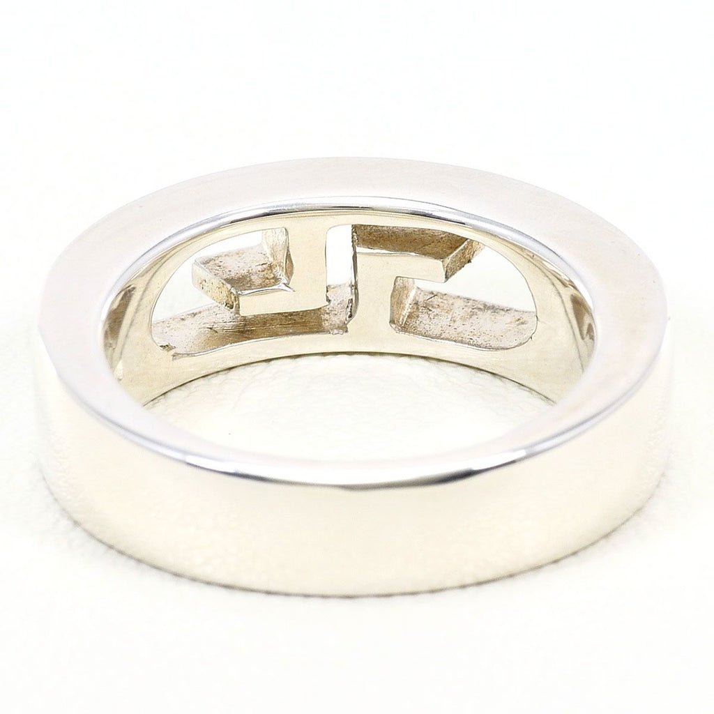 Gucci Double Logo 925 Sterling Silver Ring — view 3