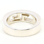 Gucci Double Logo 925 Sterling Silver Ring — view 3
