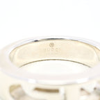 Gucci Double Logo 925 Sterling Silver Ring — view 5